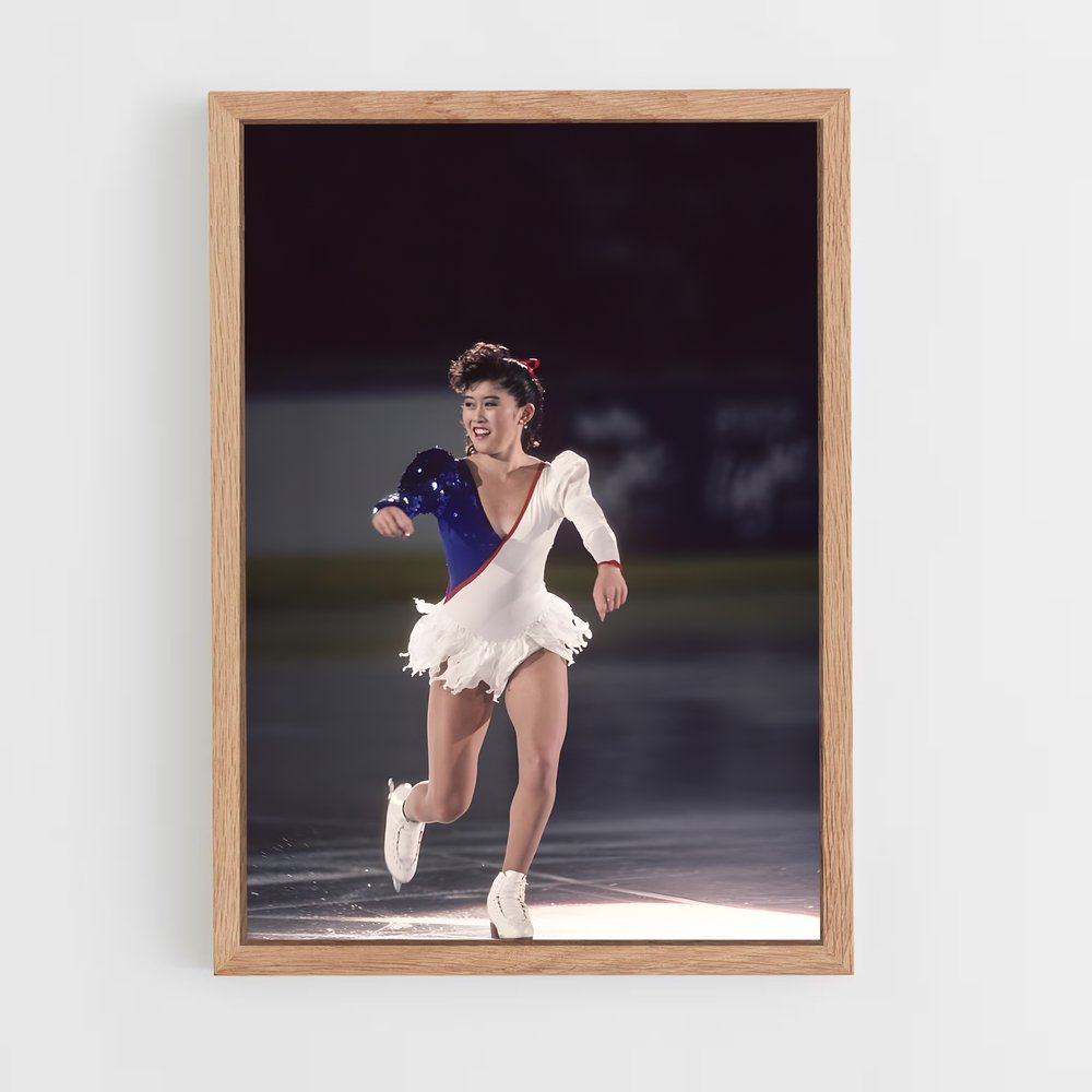 Poster Étoile Glissante – affiche Patinage artistique (vue 4)